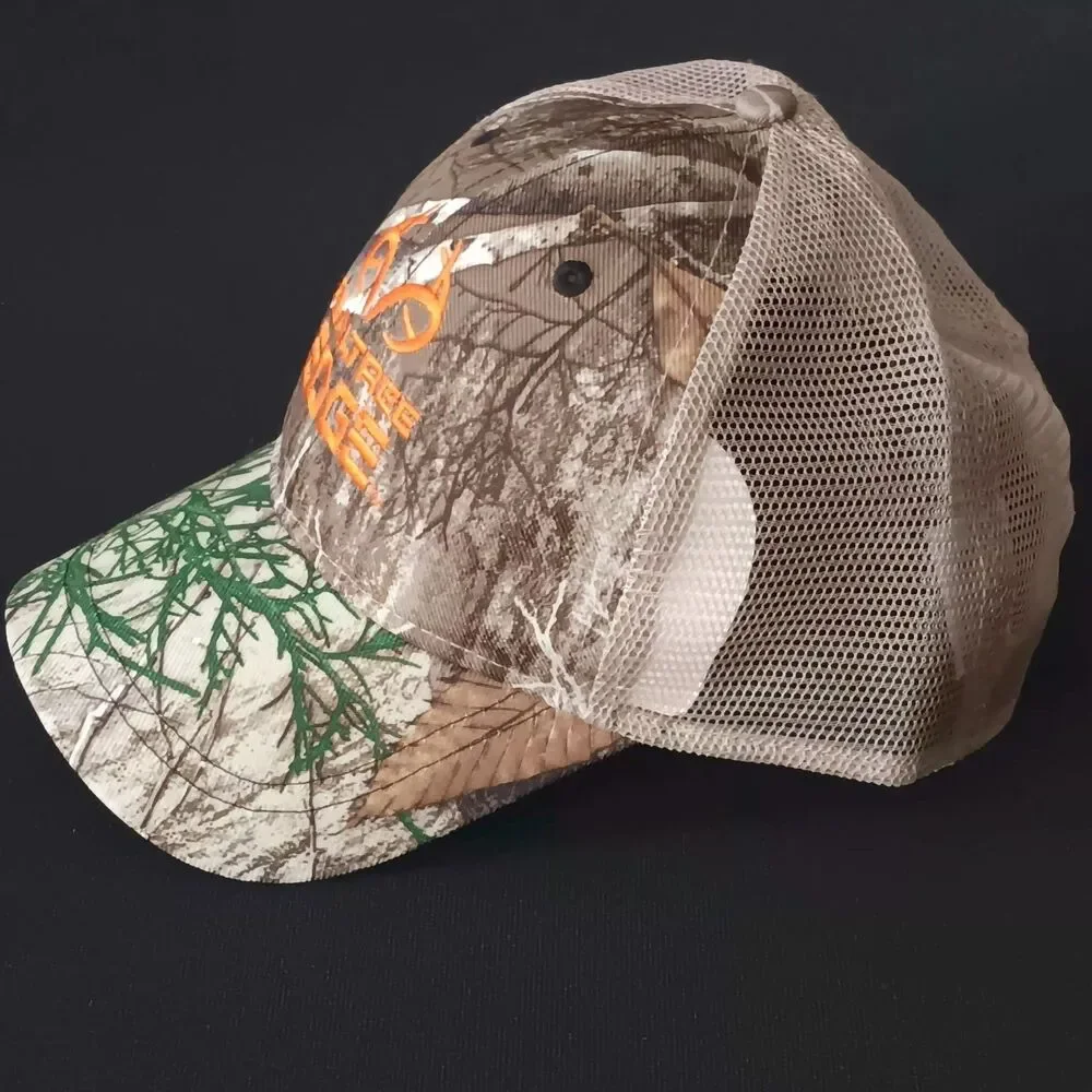 Realtree Camo Hat with Green Camo on Brim